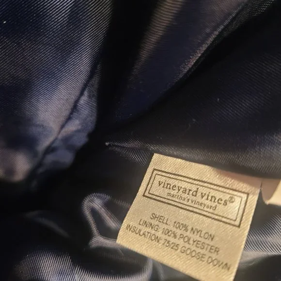 Vineyard Vines Pink Puffer Jacket Coat | Small - Picture 3 of 4